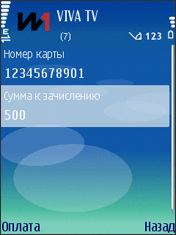 Оплата VIVA TV