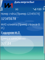 Оплата электроэнергии с мобильного