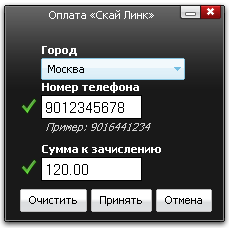Оплата Скай Линк